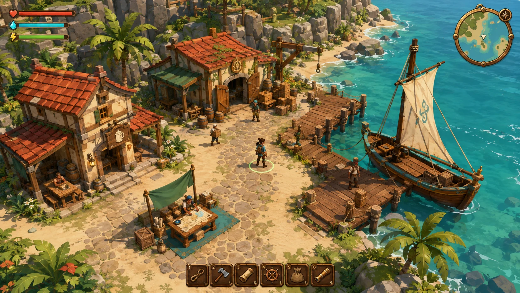Harbour and market square